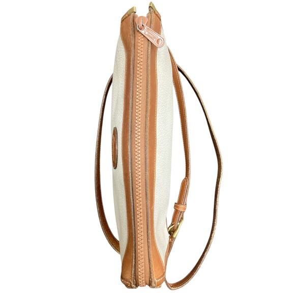 Vintage Dooney &Bourke Purse Women’s 1 Size Pebbled Leather Logo Bag Charm White - Picture 6 of 10